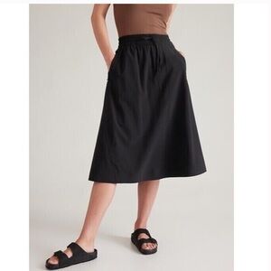 Athletea Savanna Midi skirt Black